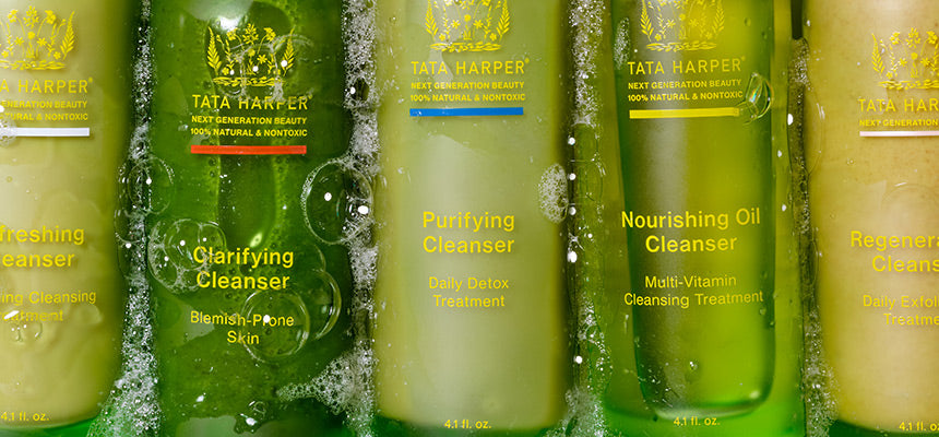 Facial Cleanser Landing Page Banner