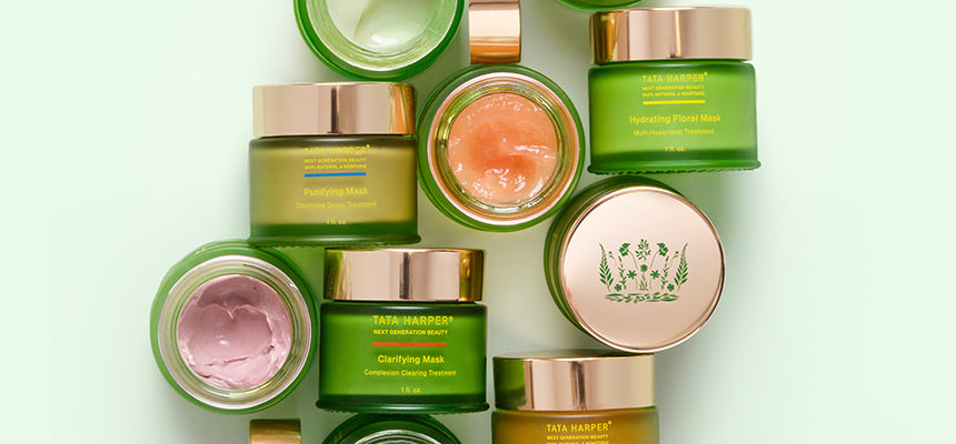 Facial Masks Landing Page Banner