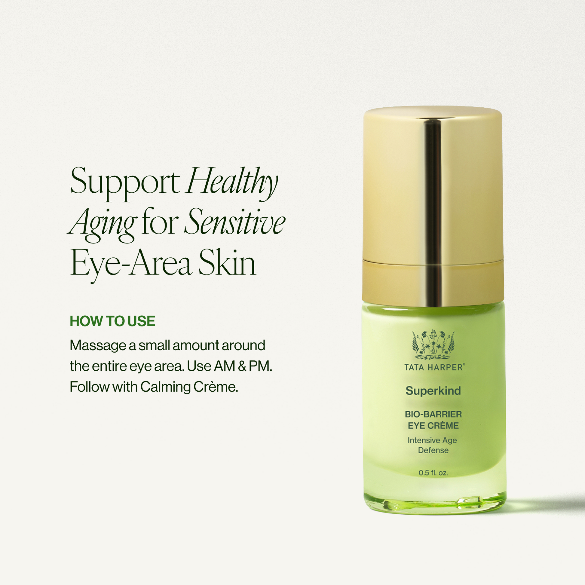 Superkind Bio-Barrier Eye Crème – Tata Harper Skincare Superkind Bio-Barrier Eye Crème – Tata Harper Skincare