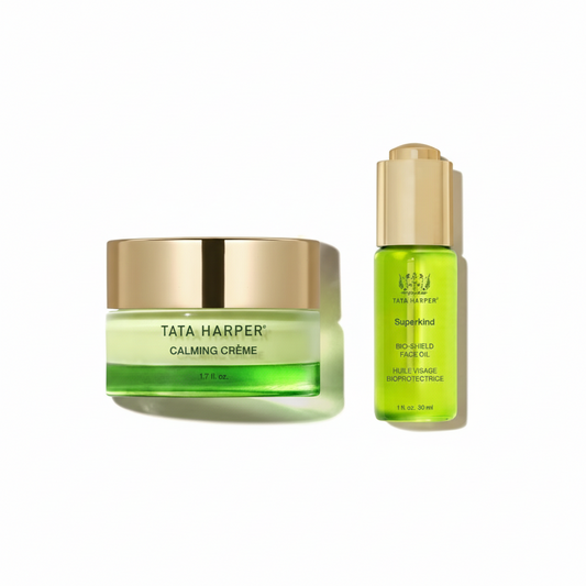 Superkind Calming Crème & Bio-Shield Face Oil