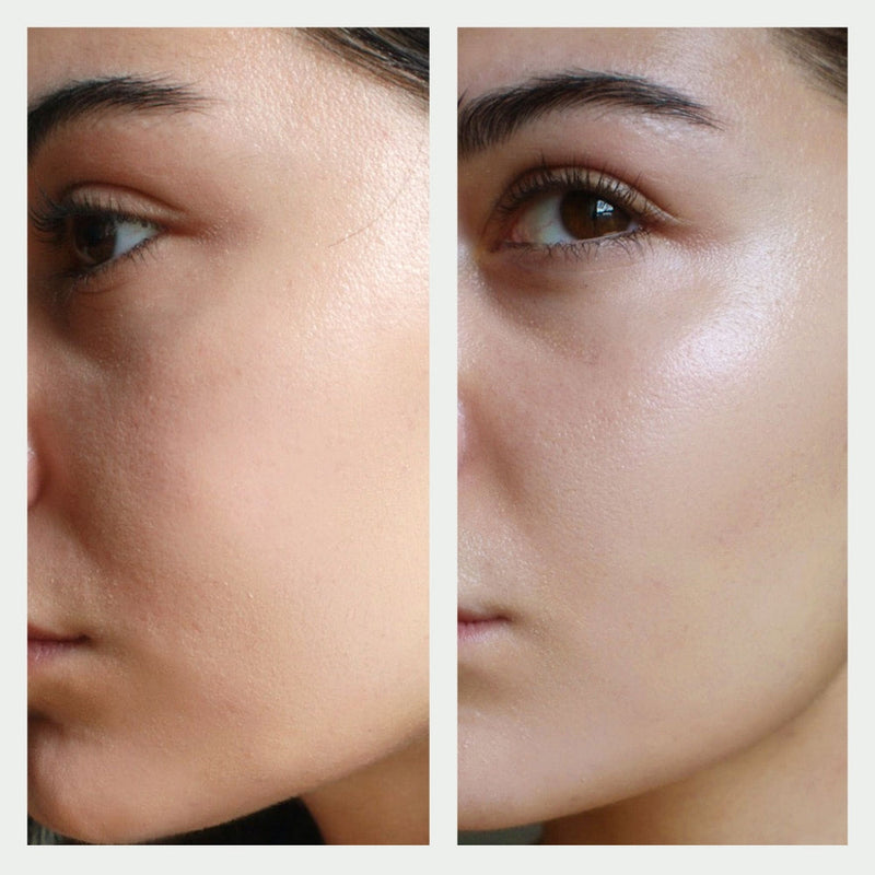 Maximalist Regenerating Cleanser Before and After 2